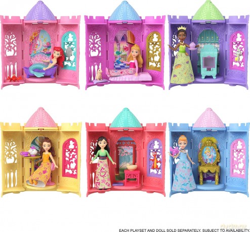 Disney Princess Wieża niespodzianka z lalką mix