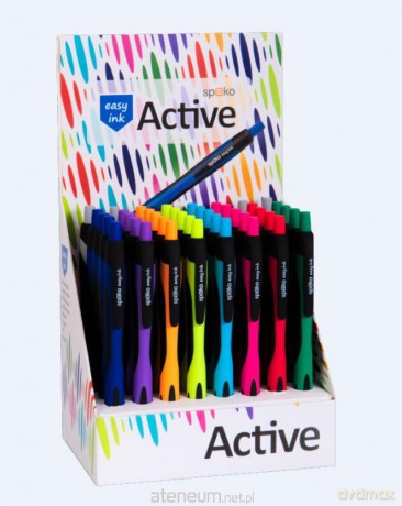 Długopis Active S0117 (40szt) dspl SPOKO