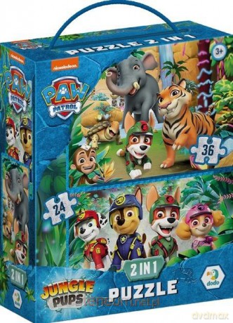 DODO 2w1 Psi Patrol Przygoda w dżunlgi [PUZZLE]