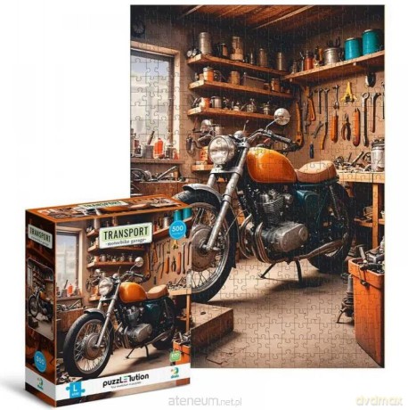 DODO Medium-L 500 el. Transport. Motocykl w garażu [PUZZLE]