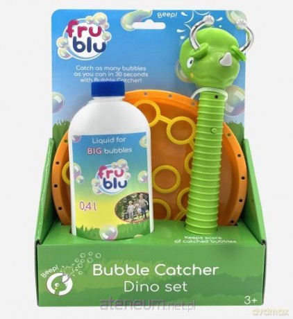 Fru Blu Łapacz baniek Dinozaur + płyn 0,4l