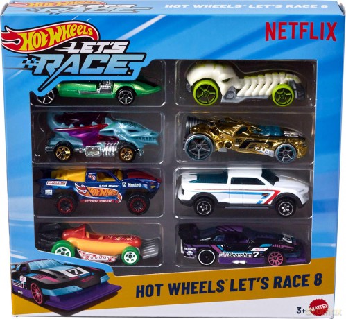 Hot Wheels Let's Race Zestaw 8 pojazdów