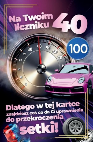 Karnet Prawo Jazdy 40 urodziny damskie