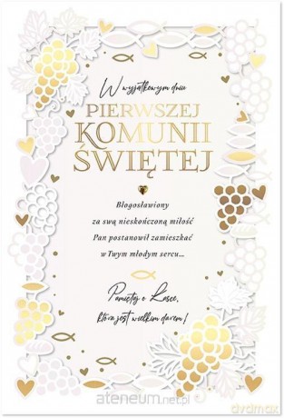 Karnet Primus Komunia