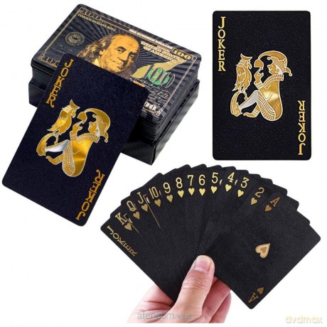 eleganckie banknot dolar czarne talia [KARTY]