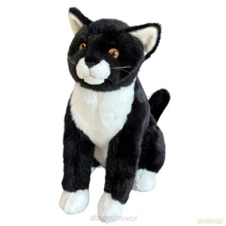 Kot siedzący czarny 28cm