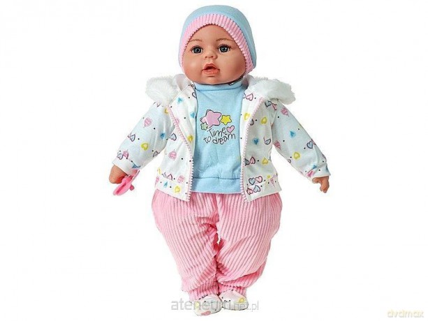 Lalka bobas 45cm polski dźwięk