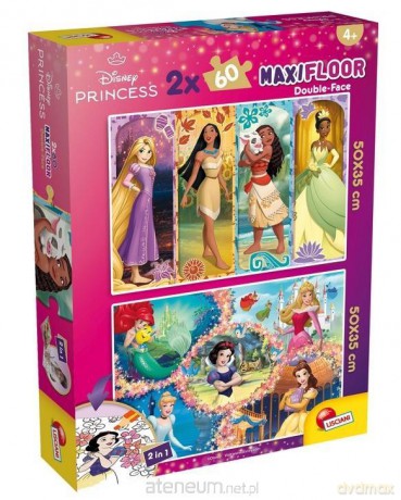 LISCIANI Maxifloor 2x60 el. Disney Princess [PUZZLE]