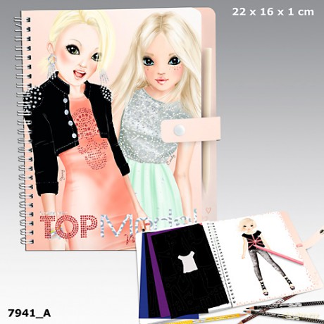 Szkicownik Magic Fun Topmodel [ZABAWKA]
