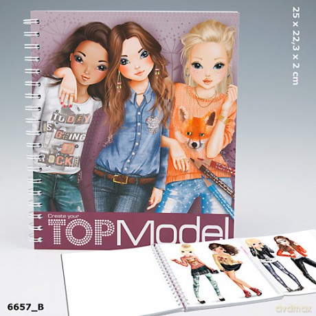 Szkicownik Projektantki Topmodel [ZABAWKA]