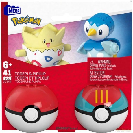 Mega Pokemon Pokeball Togepi i Piplup JCT44 [FIGURKA]