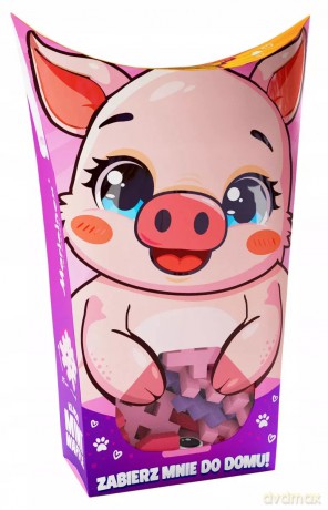 Mini Waffle 25el Pocket Pets: Świnka [KLOCKI]
