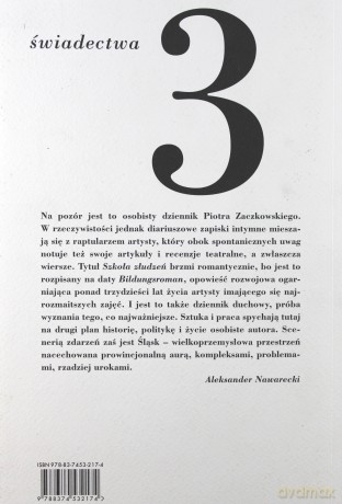 Szkoła Złudzeń Dziennik - Piotr Zaczkowski [KSIĄŻKA]