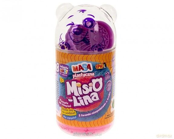 Misiolina masa plastyczna 2x50g + 2 foremki