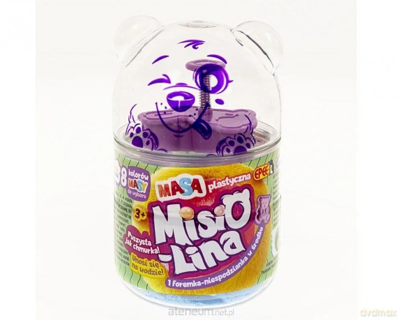 Misiolina Masa plastyczna błękitna 60g + 1 foremka