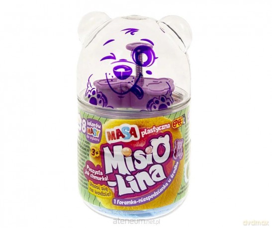 Misiolina Masa plastyczna niebieska 60g + foremka
