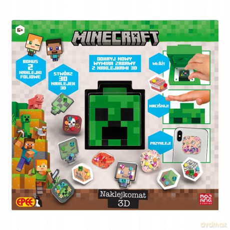Naklejkomat 3D Minecraft