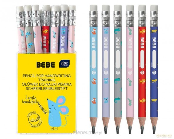 Ołówek jumbo do nauki pisania BEBE Kids (36szt)