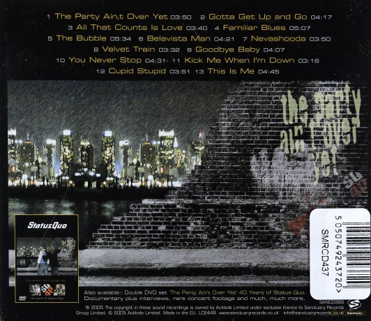 Status Quo: The Party Ain't Over Yet [CD]