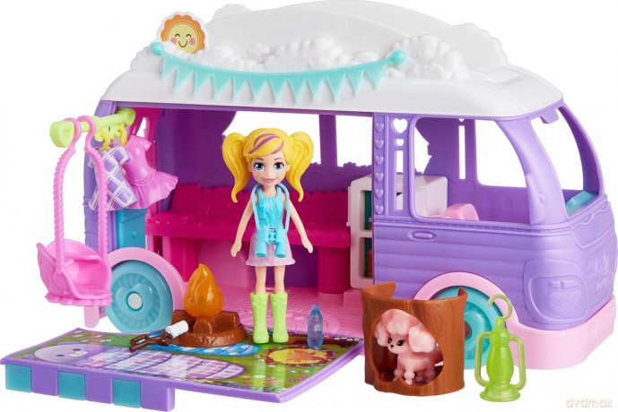 Polly Pocket. Kamper z laleczką