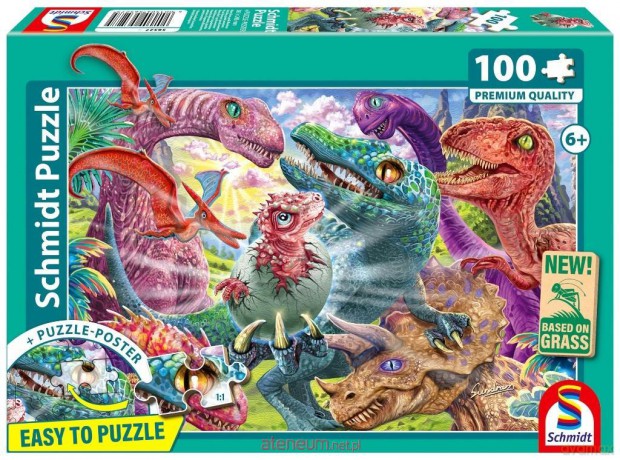 SCHMIDT PQ 100 el. Duże przygody małych dinozaurów [PUZZLE]