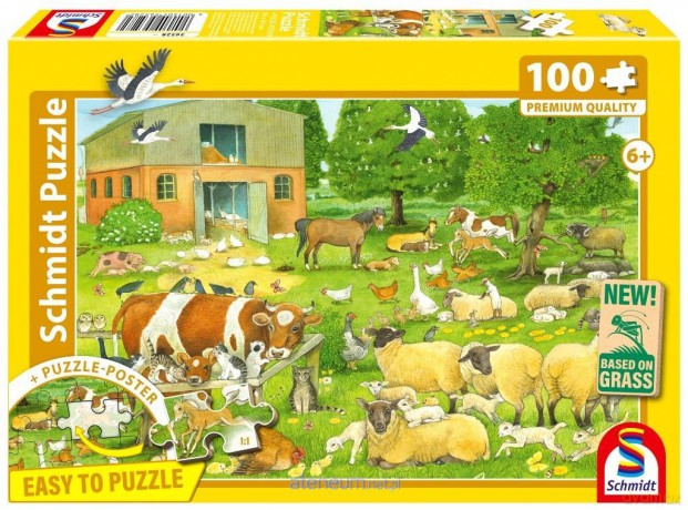 SCHMIDT PQ 100 el. Zwierzęta na farmie [PUZZLE]
