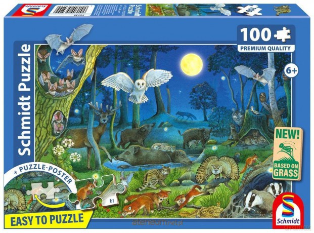 SCHMIDT PQ 100 el. Zwierzęta w lesie [PUZZLE]