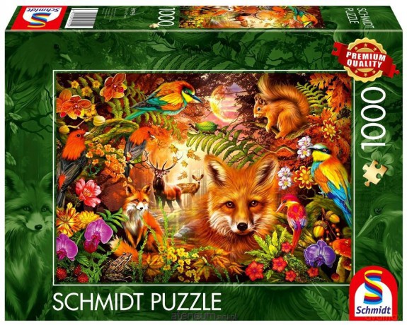 SCHMIDT PQ 1000 el. Kwiaty, futro i pióra [PUZZLE]
