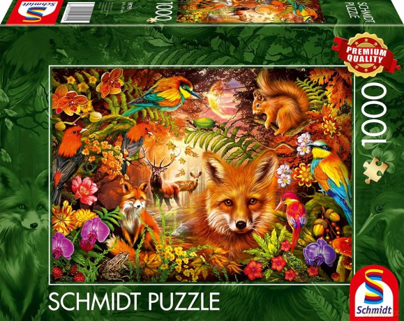SCHMIDT PQ 1000 el. Kwiaty, futro i pióra [PUZZLE]