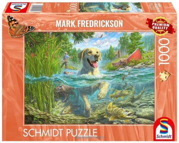 SCHMIDT PQ 1000 el. Mark Fredrickson Labrador na rybach [PUZZLE]
