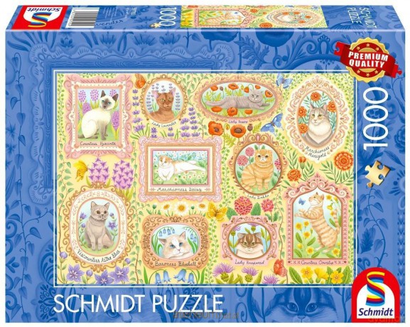 SCHMIDT PQ 1000 el. Portrety kociej socjety [PUZZLE]