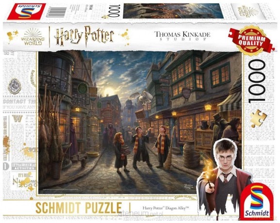 SCHMIDT PQ 1000 el. Thomas kinkade Harry Potter Ulica [PUZZLE]