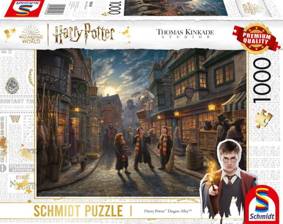 SCHMIDT PQ 1000 el. Thomas kinkade Harry Potter Ulica [PUZZLE]