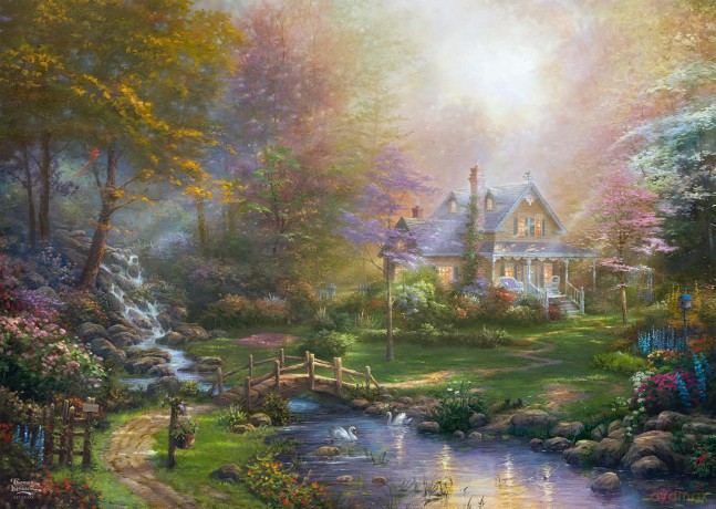 SCHMIDT PQ 1000 el. Thomas Kinkade Idealny dzień [PUZZLE]