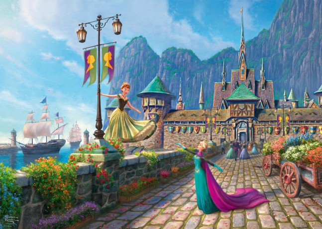 SCHMIDT PQ 1000 el. Thomas Kinkade Kraina Lodu Disney [PUZZLE]