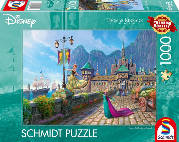 SCHMIDT PQ 1000 el. Thomas Kinkade Kraina Lodu Disney [PUZZLE]