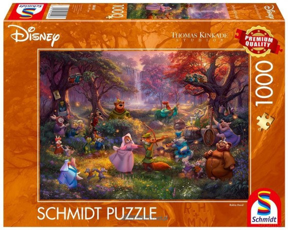 SCHMIDT PQ 1000 el. Thomas Kinkade Robin Hood Disney [PUZZLE]