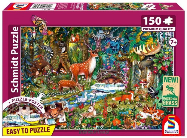 SCHMIDT PQ 150 el. Zwierzęta w lesie [PUZZLE]