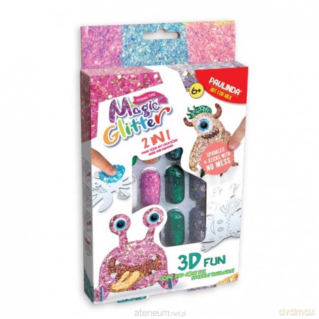 Stwórz swojego stworka 3D Magic Glitter - Stworek