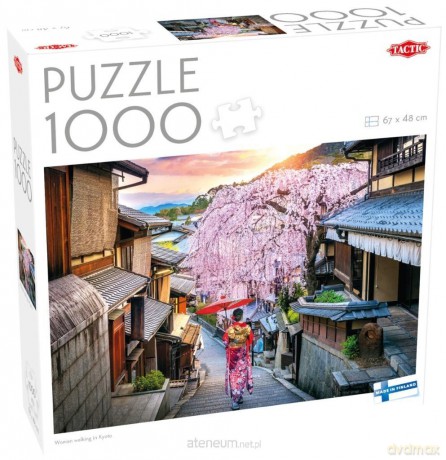 TACTIC 1000 el. Kobieta spacerująca po Kioto [PUZZLE]