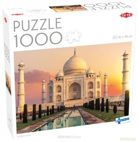 TACTIC 1000 el. Taj Mahal o zachodzie słońca [PUZZLE]
