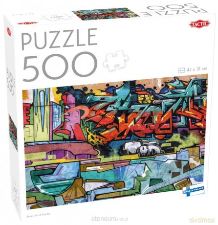 TACTIC 500 el. Sztuka uliczna graffiti [PUZZLE]