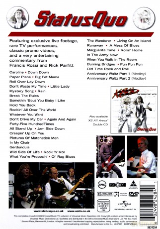 Status Quo: Xs All Areas The Greatest Hits [DVD]
