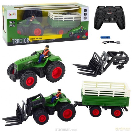 Traktor z przyczepą RC zdalnie sterowany