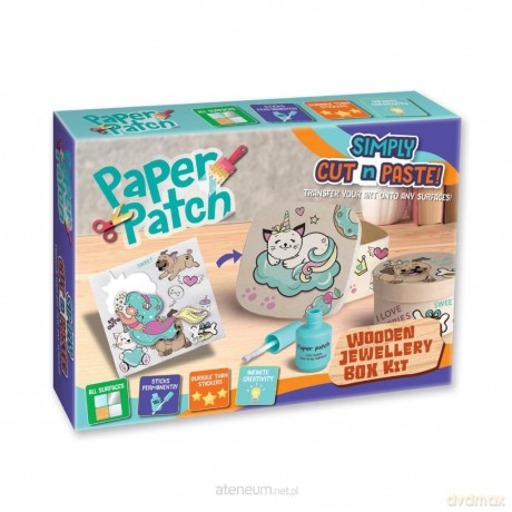 Zestaw decoupage Paper Patch - Szkatułka z kotkiem
