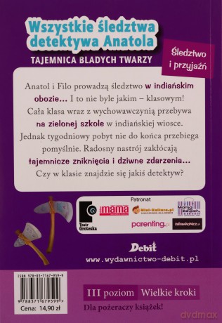 Tajemnica Bladych Twarzy Wszystkie Śledztwa Detektywa Anatola 3 Etap Czytania - Sophie Laroche [KSIĄŻKA]
