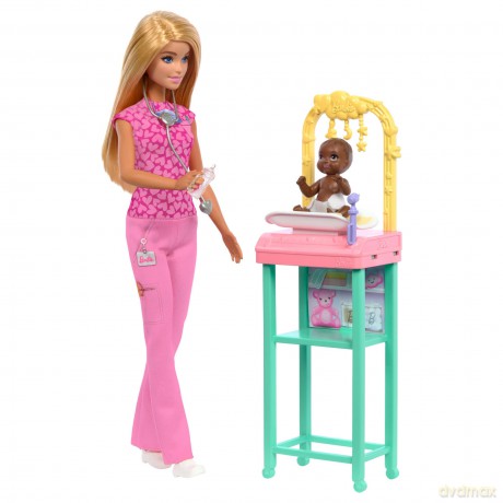 Barbie - Nurturing Baby Doctor Playset