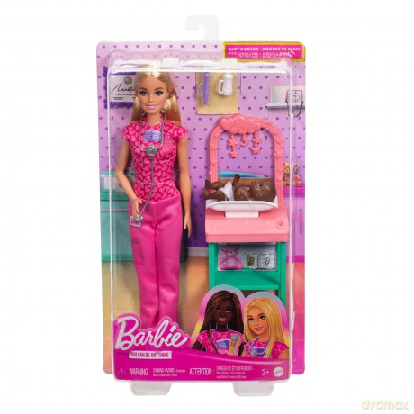Barbie - Nurturing Baby Doctor Playset