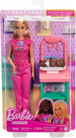 Barbie - Nurturing Baby Doctor Playset