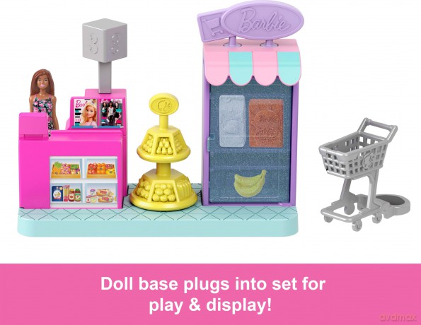 Barbie -Mini Barbieland Playset (Super Market)